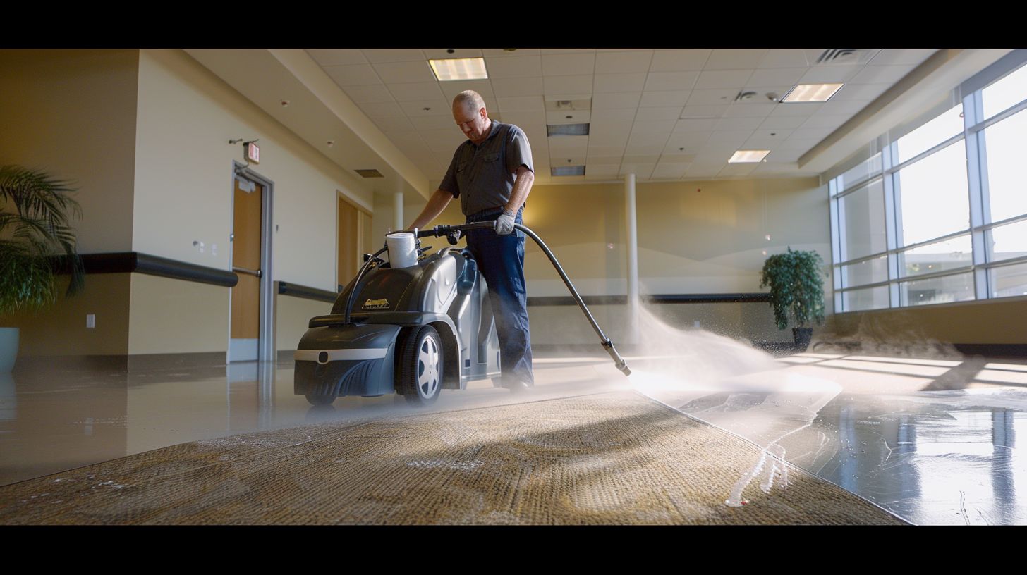 Commercial Floor Carpet Cleaning