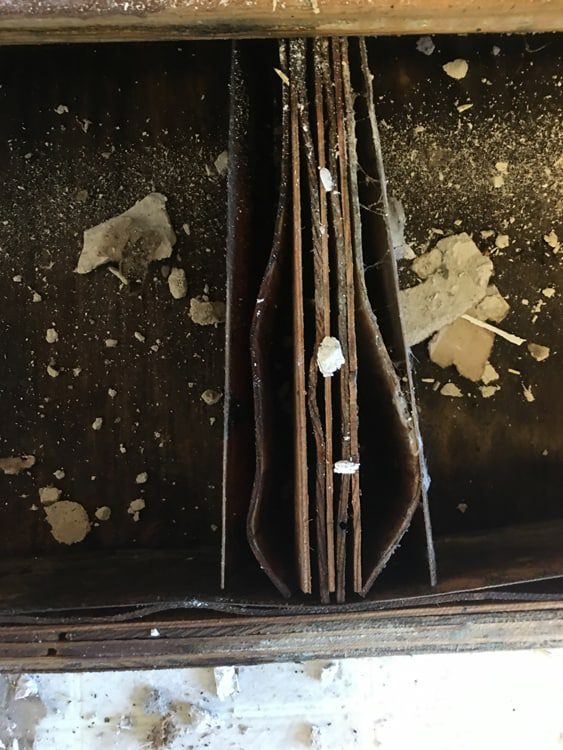 How to Prevent Mold After Water Damage | WCC 1 Brushes, rubber gloves, and cleaning supplies to clean a home for the holidays
